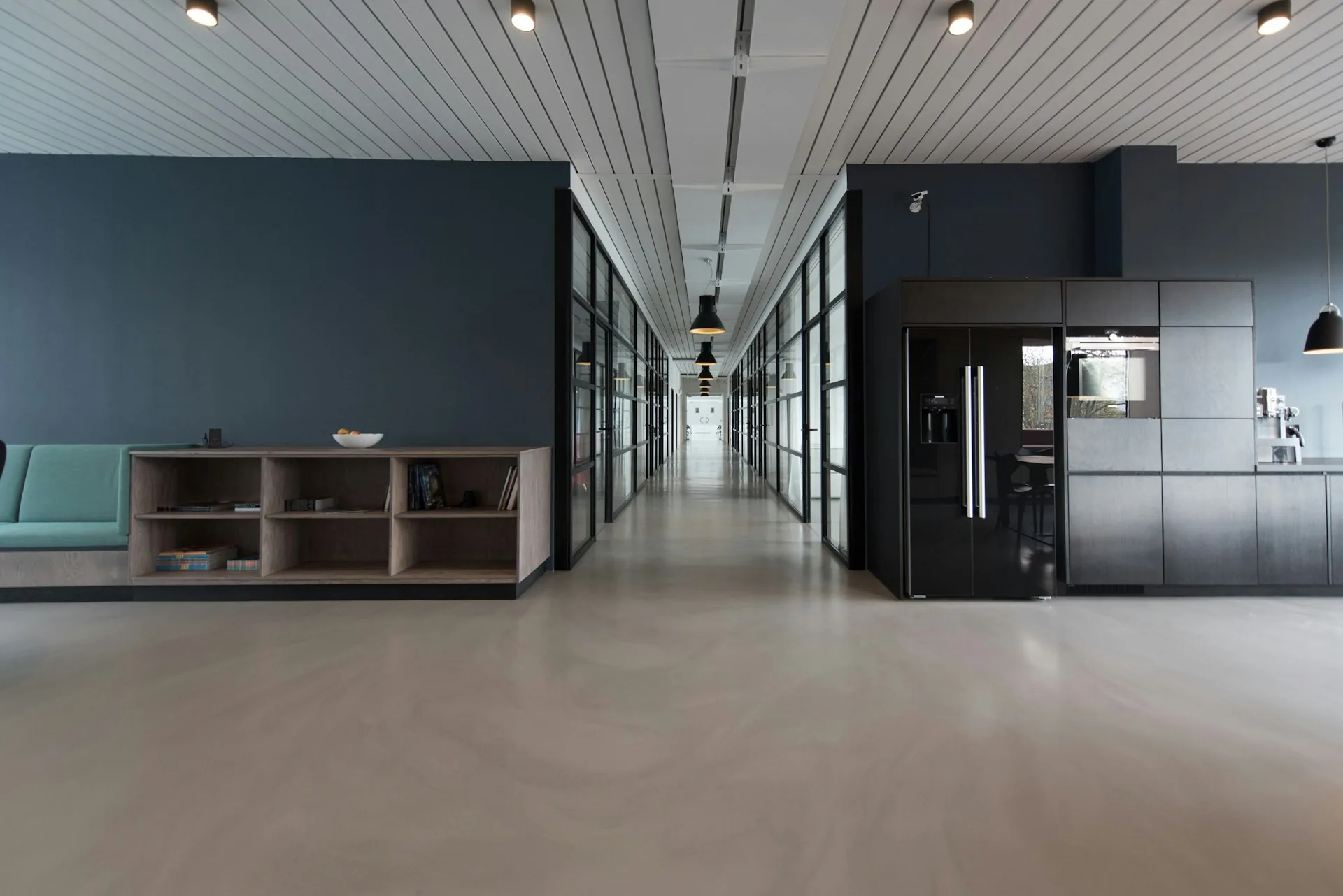 Modern corporate office interior